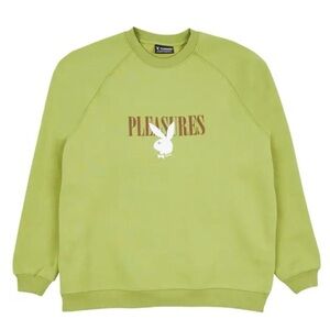 2022 Pleasures X Playboy Bunny Logo Crewneck